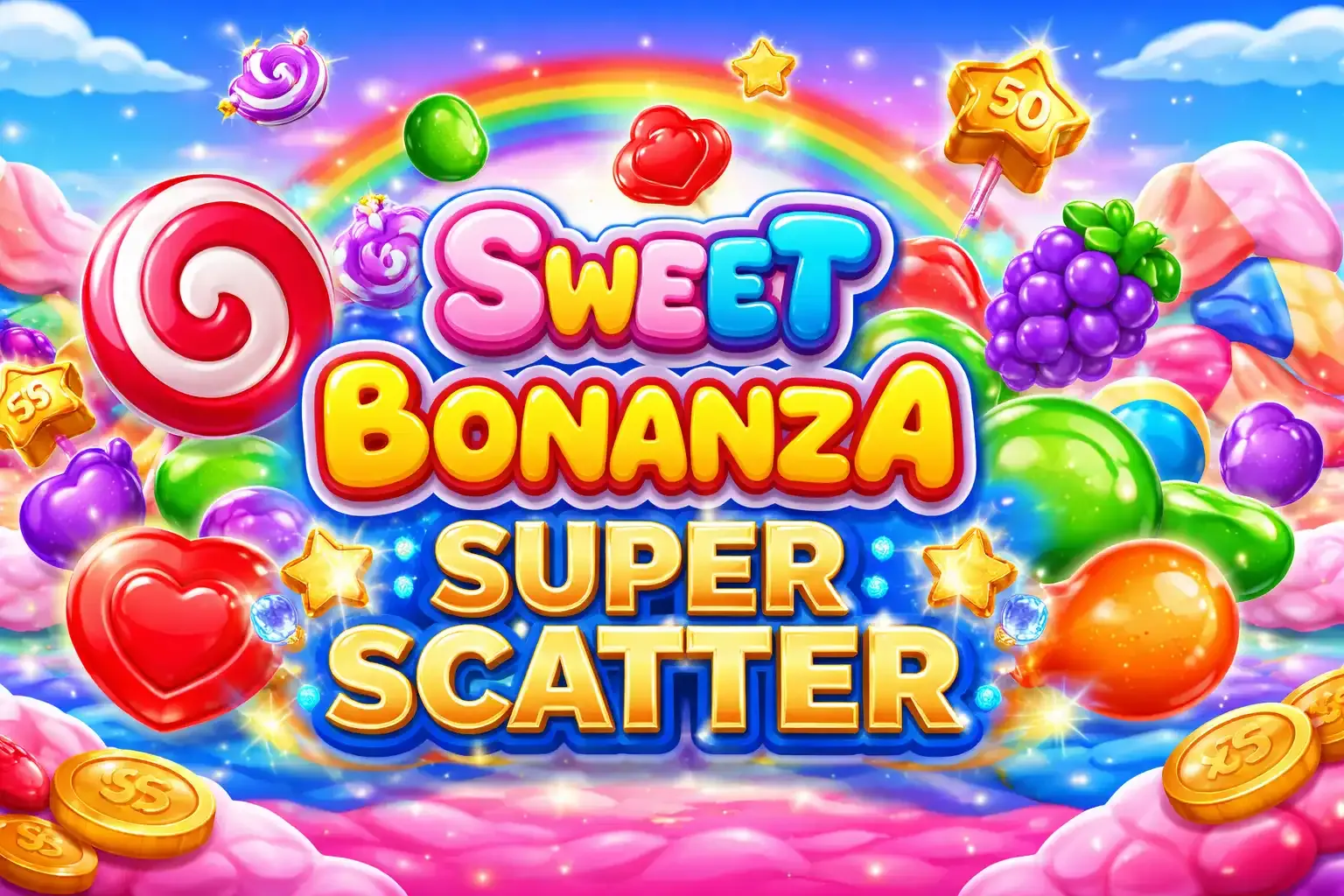 Super Scatter özellikli slotlarda %50 bonus